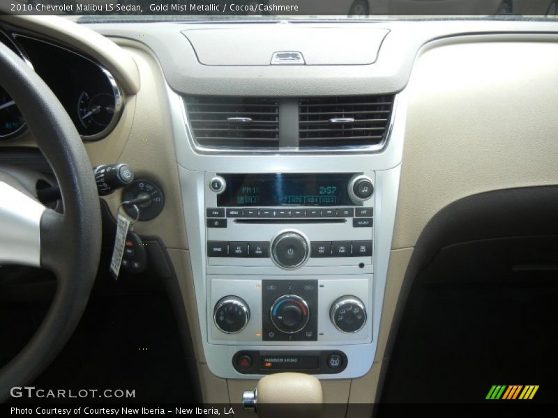 Gold Mist Metallic / Cocoa/Cashmere 2010 Chevrolet Malibu LS Sedan