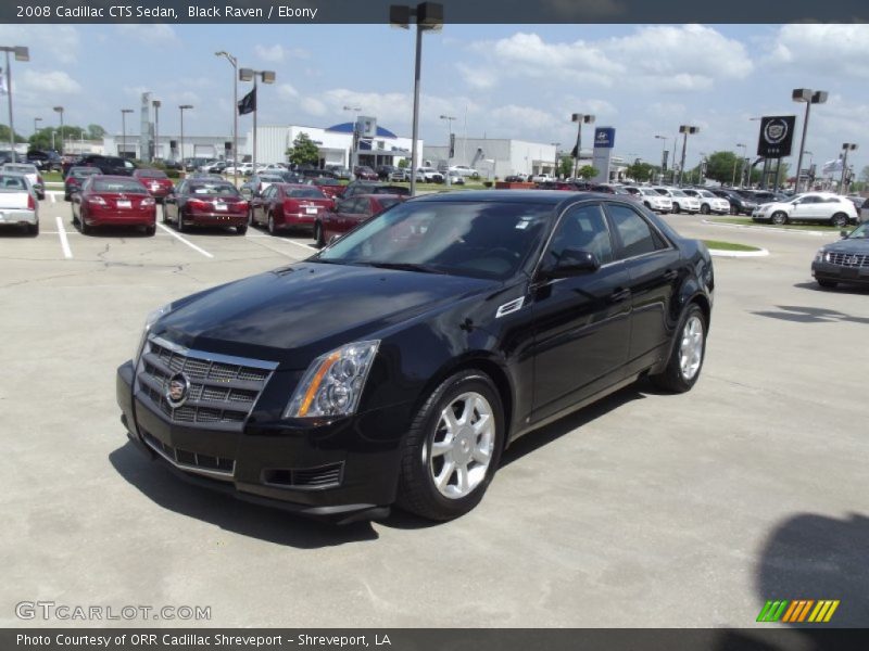 Black Raven / Ebony 2008 Cadillac CTS Sedan