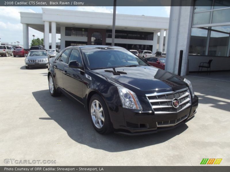Black Raven / Ebony 2008 Cadillac CTS Sedan