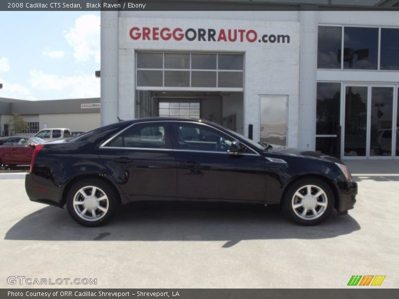 Black Raven / Ebony 2008 Cadillac CTS Sedan