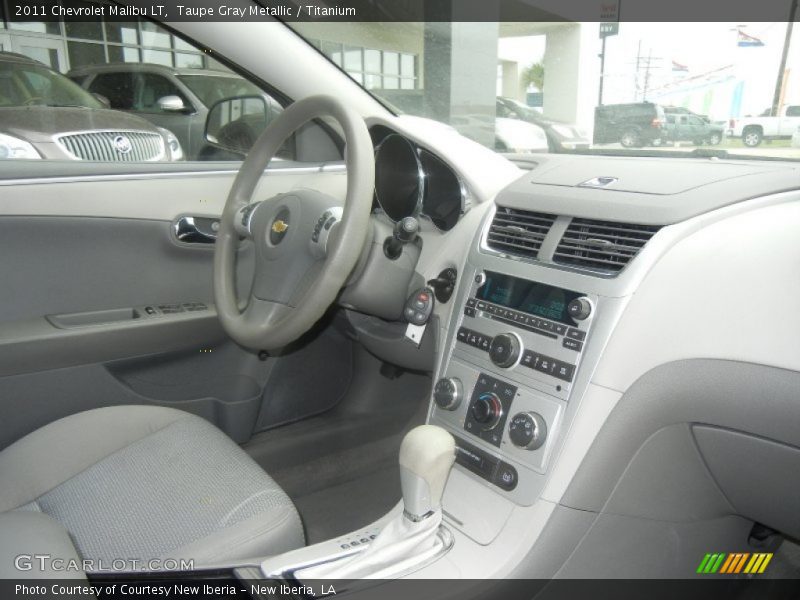 Taupe Gray Metallic / Titanium 2011 Chevrolet Malibu LT