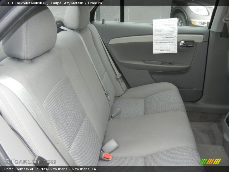 Taupe Gray Metallic / Titanium 2011 Chevrolet Malibu LT