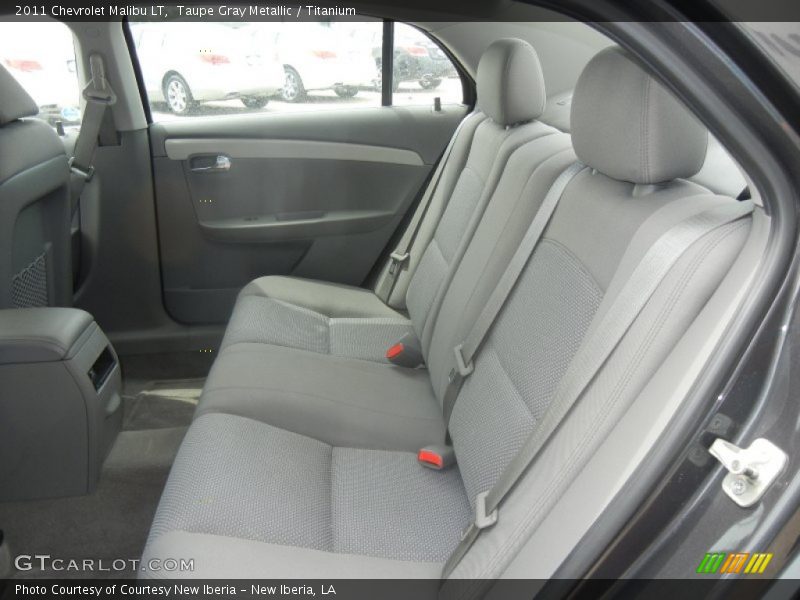 Taupe Gray Metallic / Titanium 2011 Chevrolet Malibu LT