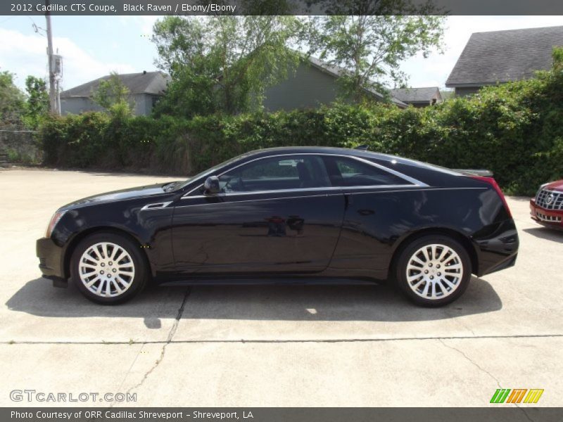Black Raven / Ebony/Ebony 2012 Cadillac CTS Coupe