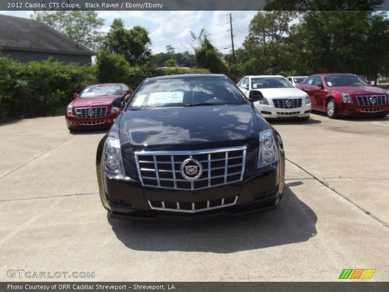 Black Raven / Ebony/Ebony 2012 Cadillac CTS Coupe