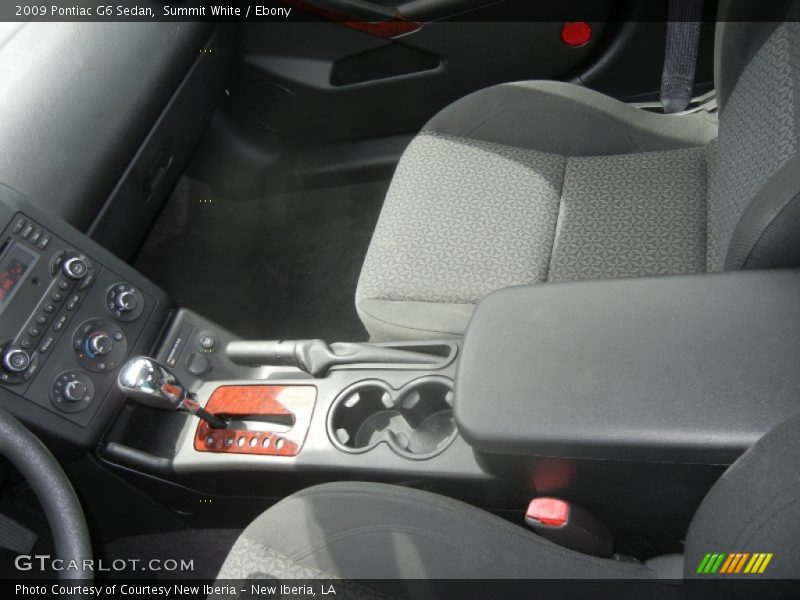 Summit White / Ebony 2009 Pontiac G6 Sedan