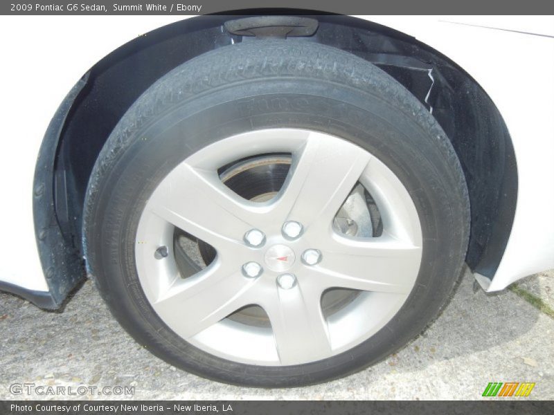 Summit White / Ebony 2009 Pontiac G6 Sedan