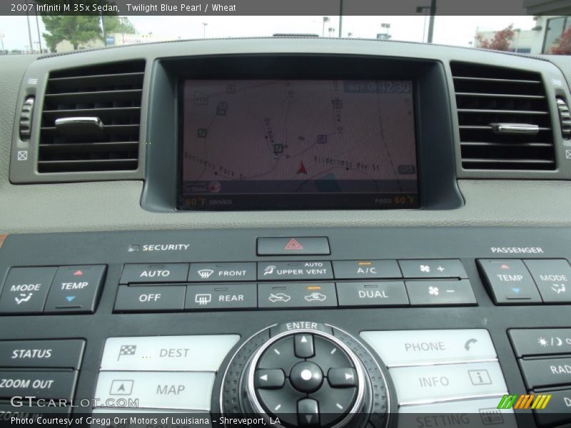 Twilight Blue Pearl / Wheat 2007 Infiniti M 35x Sedan