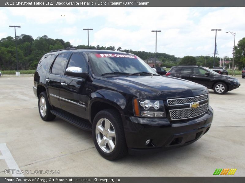 Black Granite Metallic / Light Titanium/Dark Titanium 2011 Chevrolet Tahoe LTZ