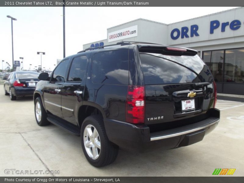 Black Granite Metallic / Light Titanium/Dark Titanium 2011 Chevrolet Tahoe LTZ
