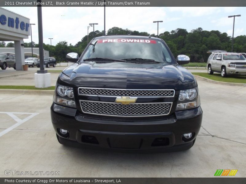 Black Granite Metallic / Light Titanium/Dark Titanium 2011 Chevrolet Tahoe LTZ