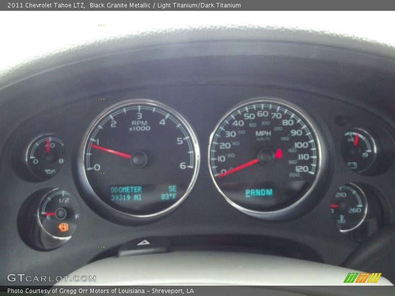 Black Granite Metallic / Light Titanium/Dark Titanium 2011 Chevrolet Tahoe LTZ