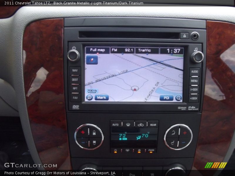 Black Granite Metallic / Light Titanium/Dark Titanium 2011 Chevrolet Tahoe LTZ