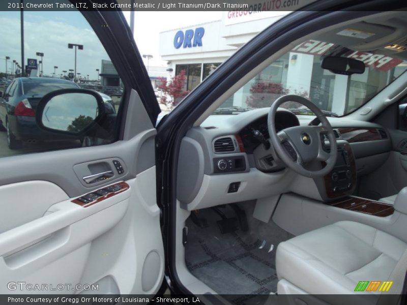Black Granite Metallic / Light Titanium/Dark Titanium 2011 Chevrolet Tahoe LTZ