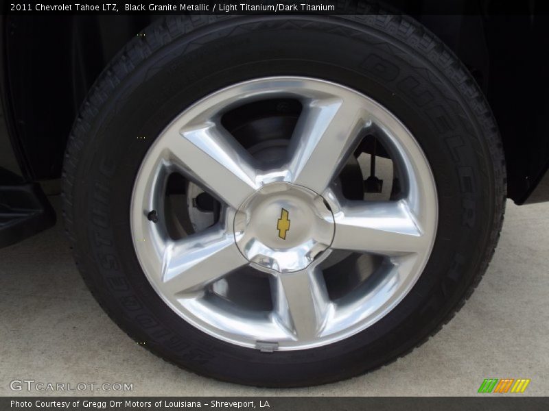 Black Granite Metallic / Light Titanium/Dark Titanium 2011 Chevrolet Tahoe LTZ