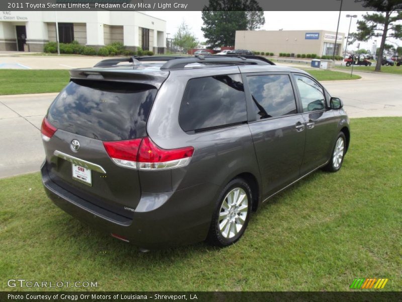 Predawn Gray Mica / Light Gray 2011 Toyota Sienna Limited