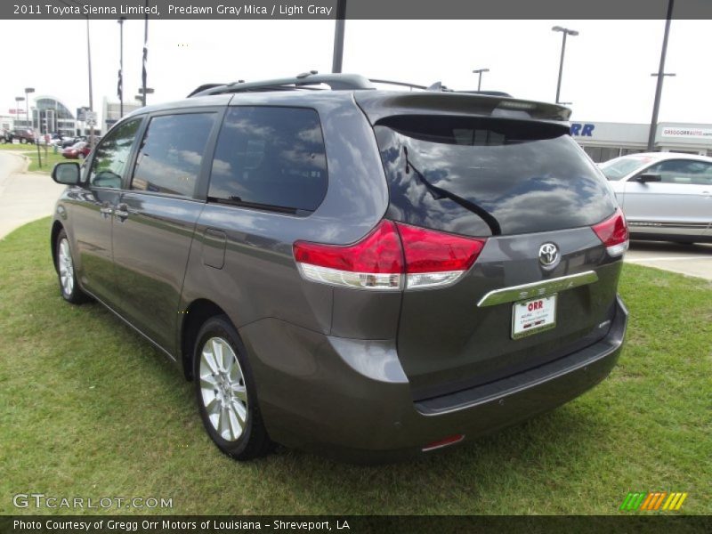 Predawn Gray Mica / Light Gray 2011 Toyota Sienna Limited