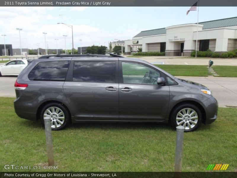 Predawn Gray Mica / Light Gray 2011 Toyota Sienna Limited