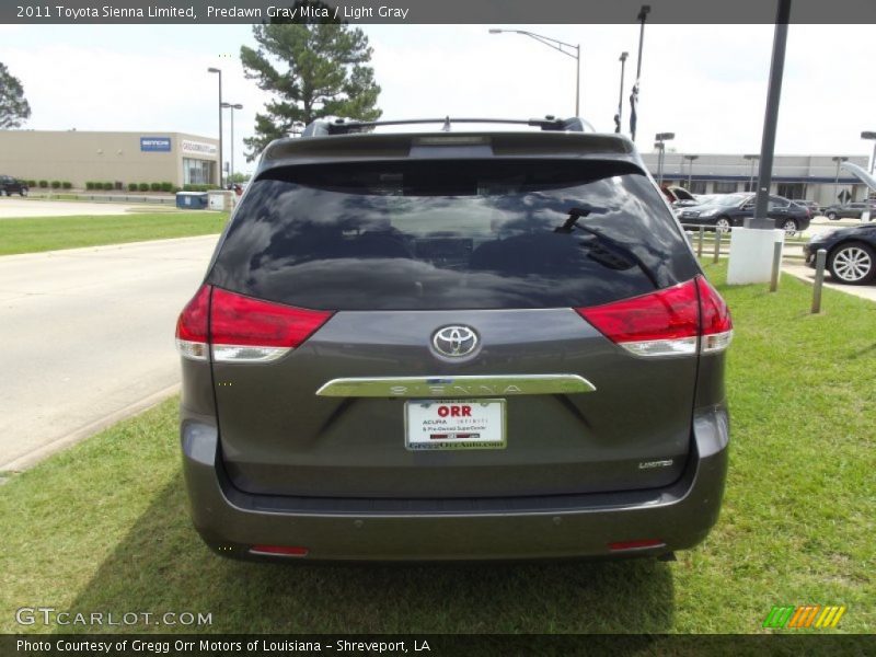 Predawn Gray Mica / Light Gray 2011 Toyota Sienna Limited