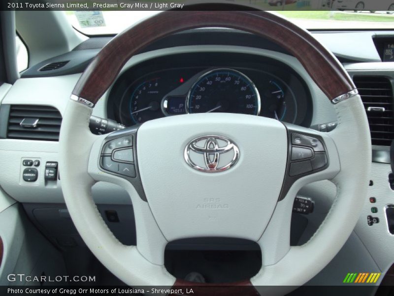 Predawn Gray Mica / Light Gray 2011 Toyota Sienna Limited