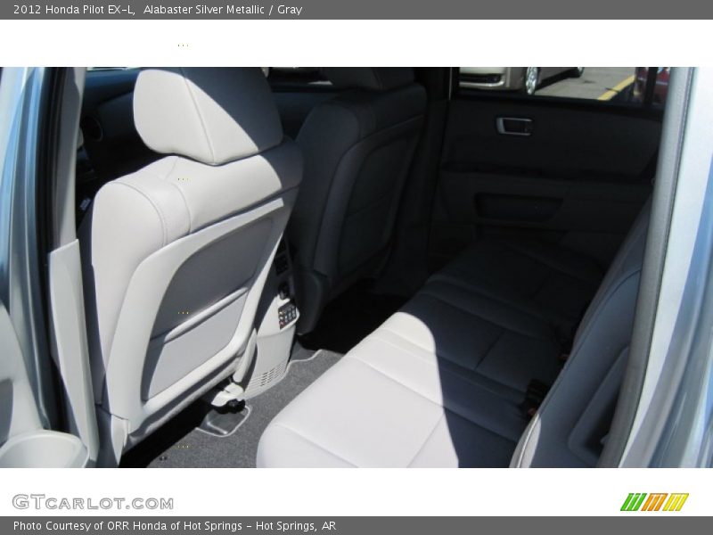 Alabaster Silver Metallic / Gray 2012 Honda Pilot EX-L