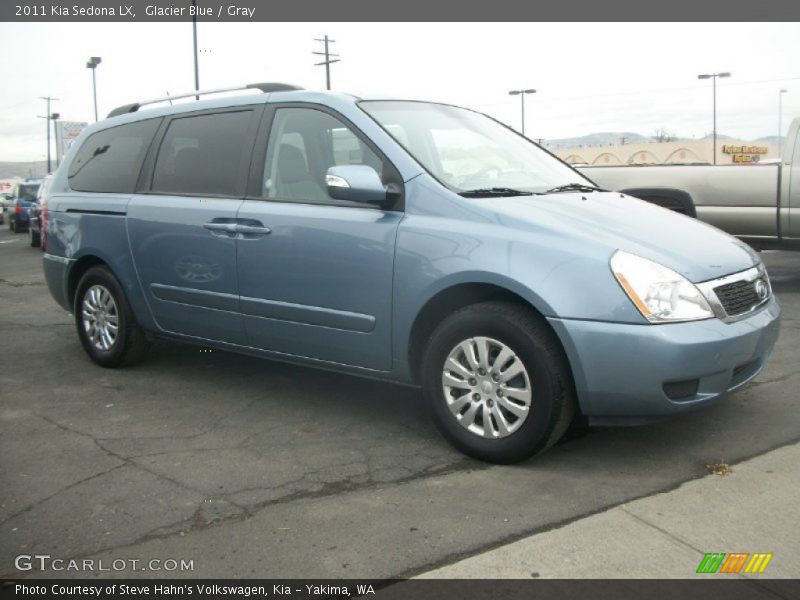 Glacier Blue / Gray 2011 Kia Sedona LX