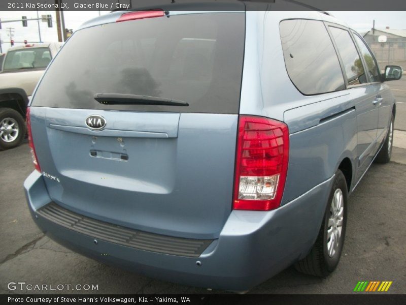 Glacier Blue / Gray 2011 Kia Sedona LX