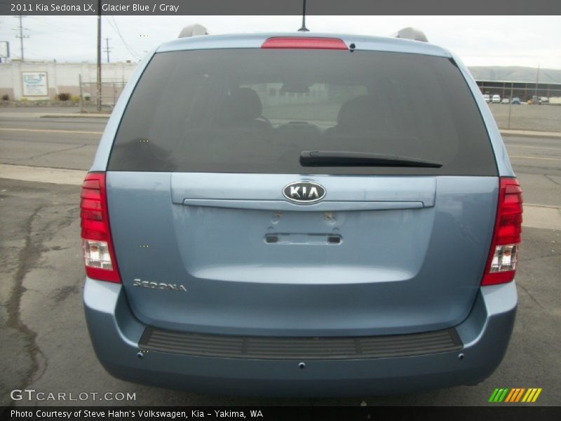 Glacier Blue / Gray 2011 Kia Sedona LX