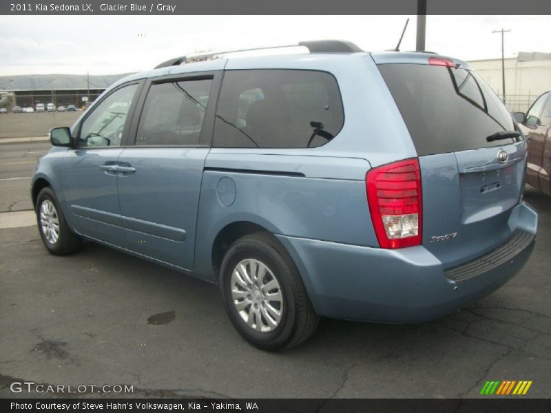 Glacier Blue / Gray 2011 Kia Sedona LX