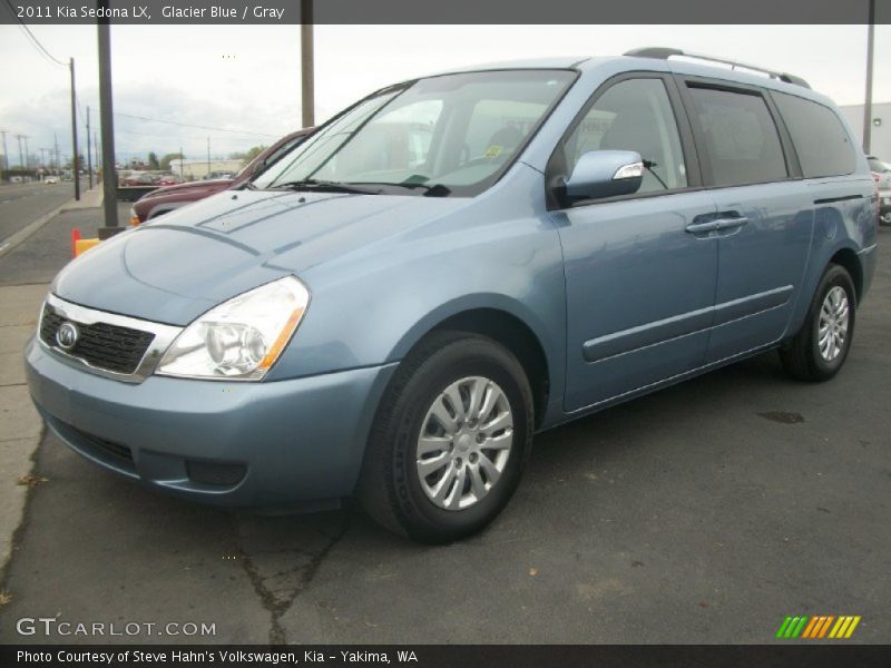 Glacier Blue / Gray 2011 Kia Sedona LX