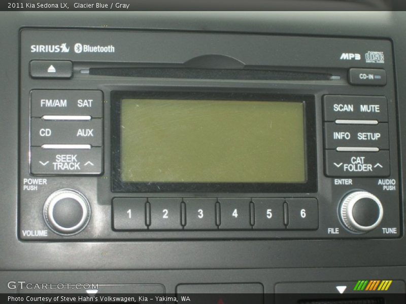 Glacier Blue / Gray 2011 Kia Sedona LX