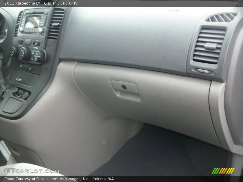 Glacier Blue / Gray 2011 Kia Sedona LX