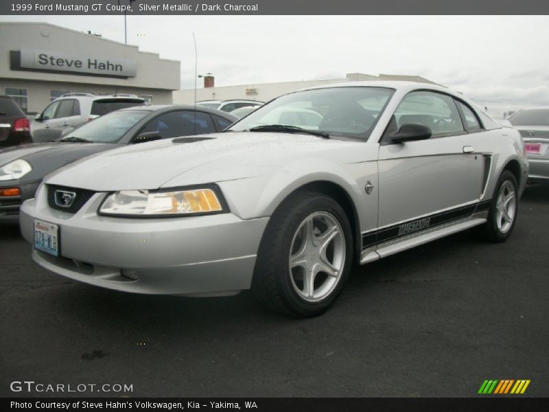 Silver Metallic / Dark Charcoal 1999 Ford Mustang GT Coupe