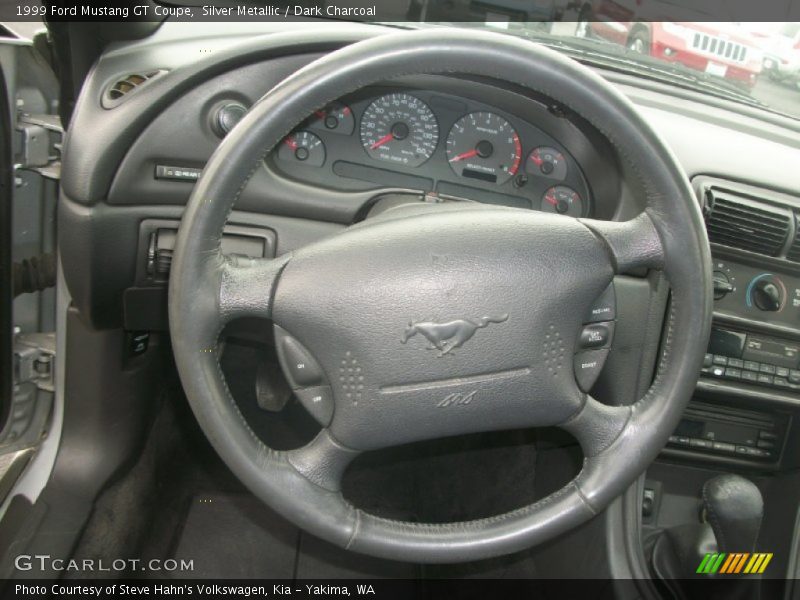 Silver Metallic / Dark Charcoal 1999 Ford Mustang GT Coupe