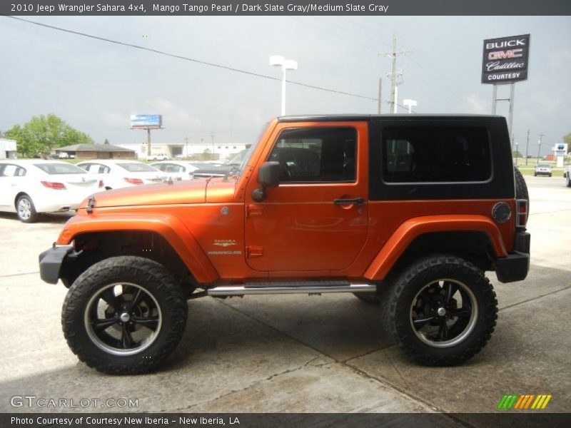 Mango Tango Pearl / Dark Slate Gray/Medium Slate Gray 2010 Jeep Wrangler Sahara 4x4