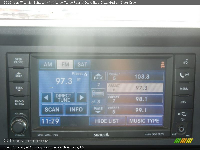 Mango Tango Pearl / Dark Slate Gray/Medium Slate Gray 2010 Jeep Wrangler Sahara 4x4