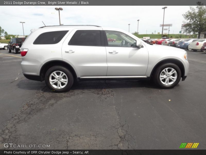 Bright Silver Metallic / Black 2011 Dodge Durango Crew