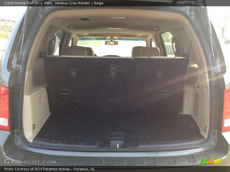 Nimbus Gray Metallic / Beige 2009 Honda Pilot EX-L 4WD