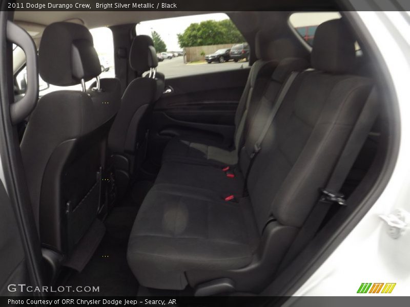 Bright Silver Metallic / Black 2011 Dodge Durango Crew
