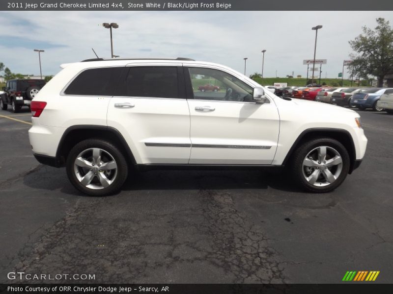 Stone White / Black/Light Frost Beige 2011 Jeep Grand Cherokee Limited 4x4