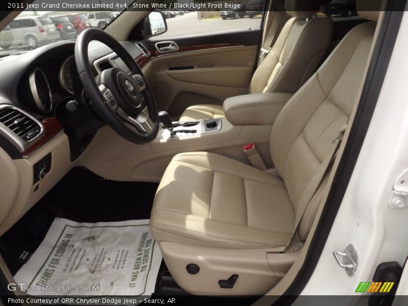 Stone White / Black/Light Frost Beige 2011 Jeep Grand Cherokee Limited 4x4