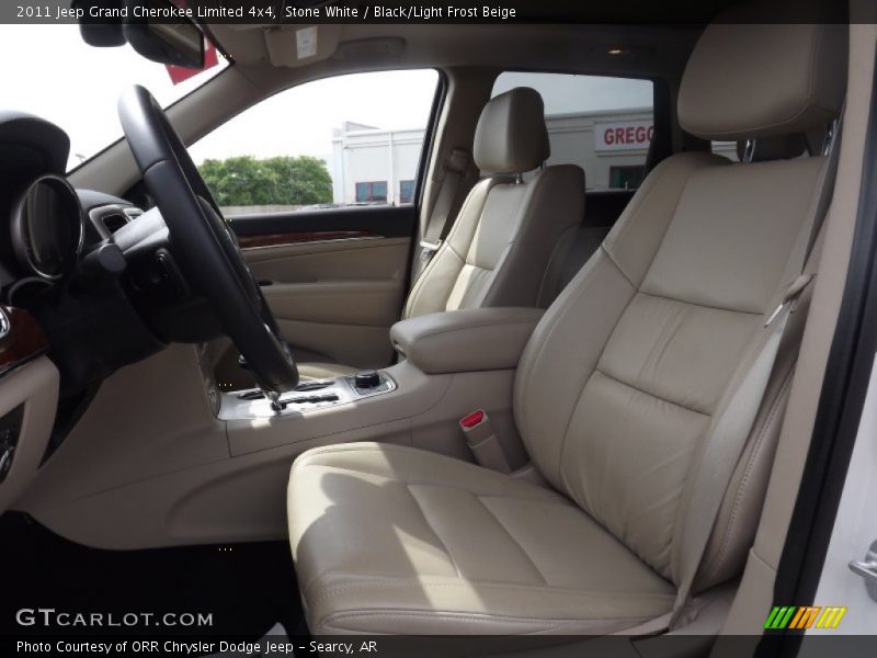Stone White / Black/Light Frost Beige 2011 Jeep Grand Cherokee Limited 4x4