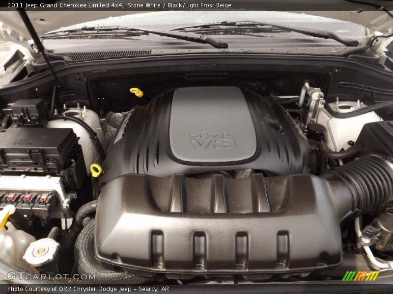 Stone White / Black/Light Frost Beige 2011 Jeep Grand Cherokee Limited 4x4