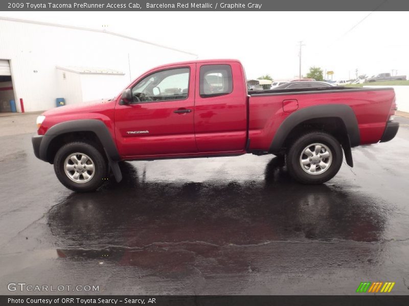 Barcelona Red Metallic / Graphite Gray 2009 Toyota Tacoma PreRunner Access Cab