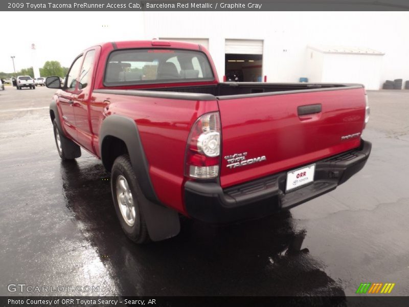 Barcelona Red Metallic / Graphite Gray 2009 Toyota Tacoma PreRunner Access Cab