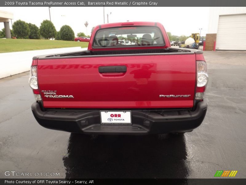 Barcelona Red Metallic / Graphite Gray 2009 Toyota Tacoma PreRunner Access Cab