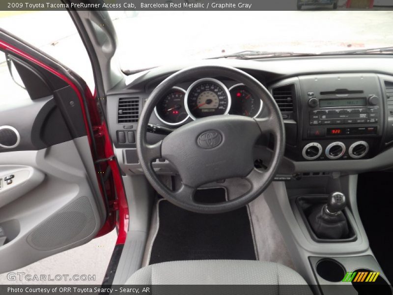 Barcelona Red Metallic / Graphite Gray 2009 Toyota Tacoma PreRunner Access Cab