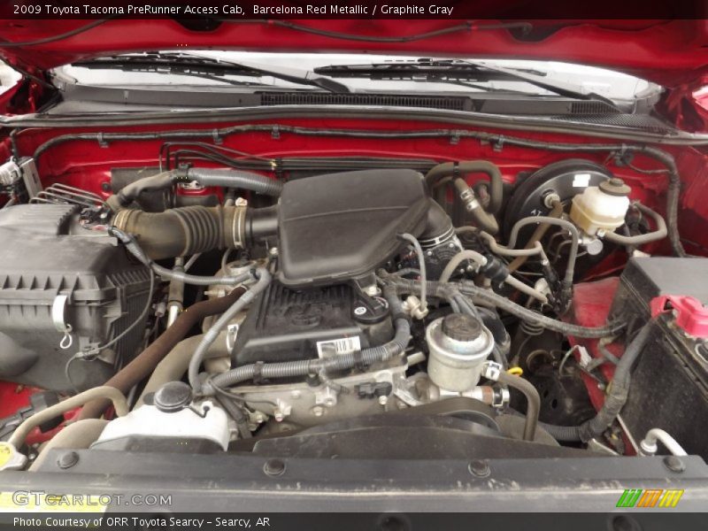 Barcelona Red Metallic / Graphite Gray 2009 Toyota Tacoma PreRunner Access Cab