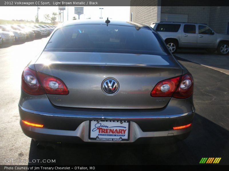 Light Brown Metallic / Black 2012 Volkswagen CC Sport