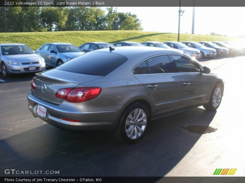 Light Brown Metallic / Black 2012 Volkswagen CC Sport
